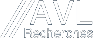 AVL Recherches White Logo